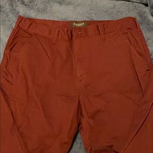 Slim Fit Maroon Chino Pants